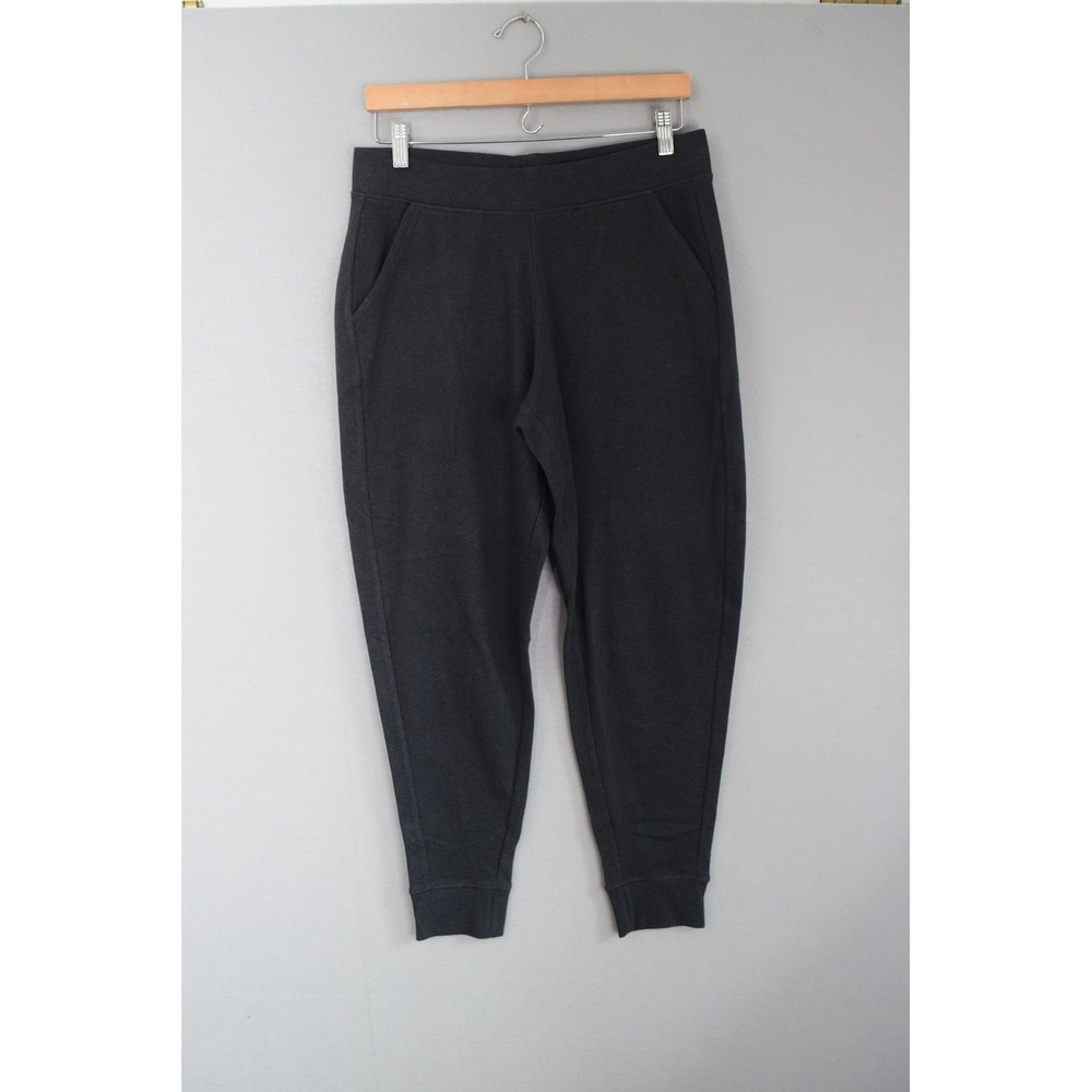 Pact Joggers L Black Organic Cotton Sweatpants Sustainable Loungewear Jogger